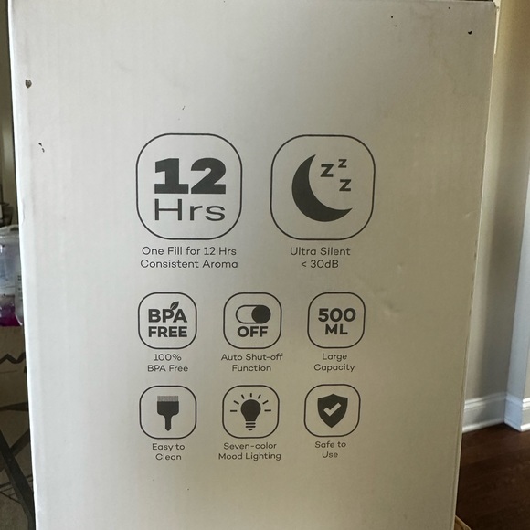 Essential Oil Diffuser, 500ml Aromatherapy Diffuser Anjou - Picture 2 of 3